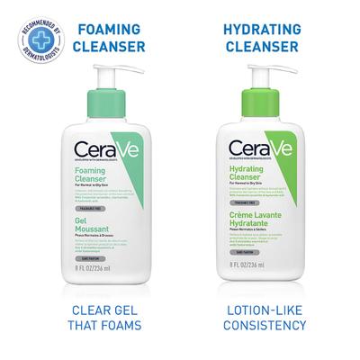 CeraVe Foaming Cleanser For Normal To Oily Skin 236 ml - Face Wash & Cleansers