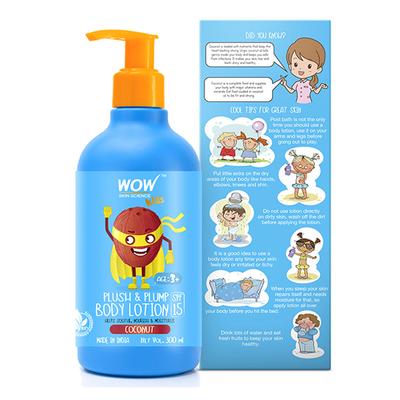 Wow Life Science Kids Plush & Plump Body Lotion - Coconut - SPF 15 300 ml - Baby Body Wash