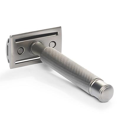 Hajamat Scythe Safety Razor, Ultra High Grade Stainless Steel 304, Gunmetal Finish 1's - Razors & Cartridges