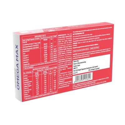 Jubilant Nutrihance Omega Max Fish Oil Resveratrol Softgel Capsule 10's - Omega Fish Oil Fatty Acids