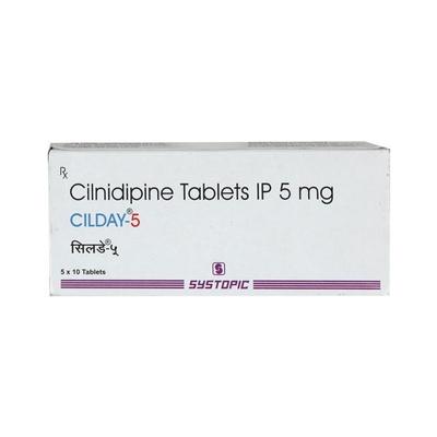 Cilday 5mg Tablet 10'S - Hypertension-Cal