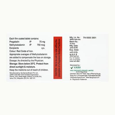 MECO PG Tablet 10's - Neuropathic Pain-Dru