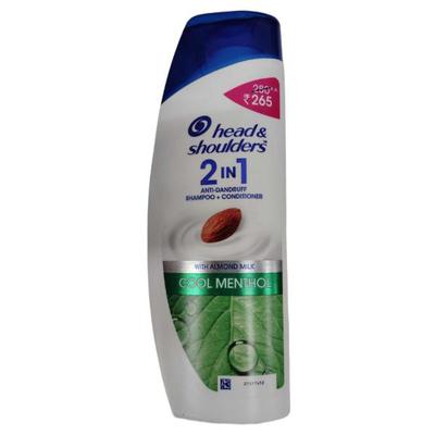 Head & Shoulders 2-in-1 Anti Dandruff Shampoo + Conditioner Cool Menthol With Almond Milk 180 ml - Dry Shampoos & Conditioners