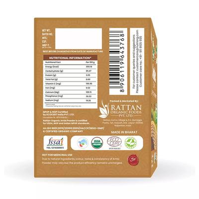 Nutriorg Amla Powder 200 g - Ayurvedic Juices