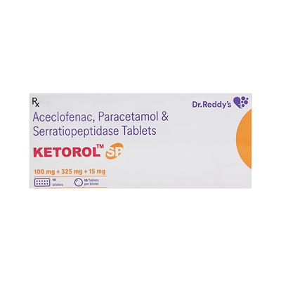 KETOROL SP Tablet 10's - Pain relief-Nsa