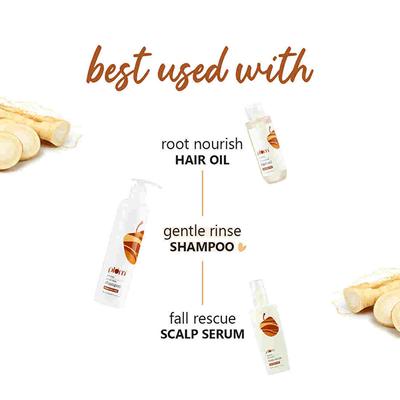 Plum Ginseng Gentle Rinse Shampoo Fragrance-Free 300ml - Shampoos