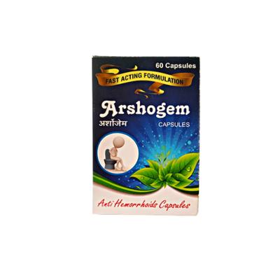 Agron Ayurveda Arshogem Capsule 60's - Speciality Medicines