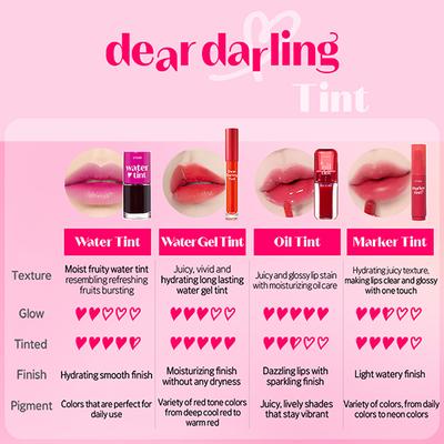 Etude Dear Darling Marker Tint 05 Pink Tangerine 3.5 gm - Lip Stains & Tints
