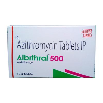 ALBITHRAL 500 Tablet 3's - Bacterial Infections-Mac