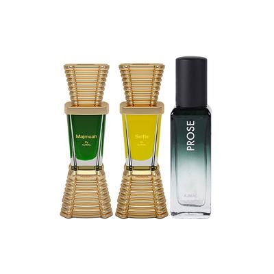 Ajmal Majmua And Selfie CP & Prose EDP Pack of 3 20 ml - Women Perfumes (Edt/Edp)