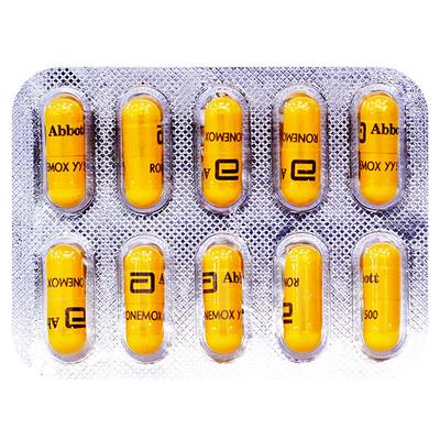 RONEMOX YY 500mg Capsule 10's - Bacterial Infections-Pen