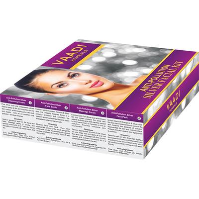 Silver Facial Kit - Pure Silver Dust, Rosemary & lavender Oil, Sandalwood Paste 70 gm - Facial Kits