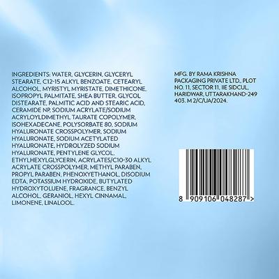 Vaseline Cloud Soft Light Moisturiser 100 Hours Non-Sticky Hydration Ceramides & Hyaluron 100 ml - Face Moisturizers