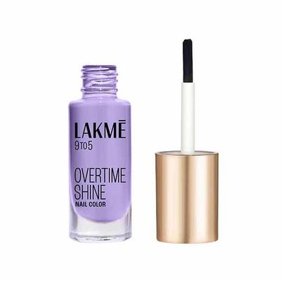 Lakme 9To5 P+G Nail Lush Lavender 6 ml - Nail Polish