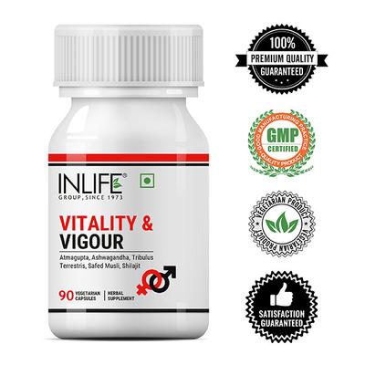 INLIFE Vitality & Vigour Vegetarian Capsule 90's - Sexual Care