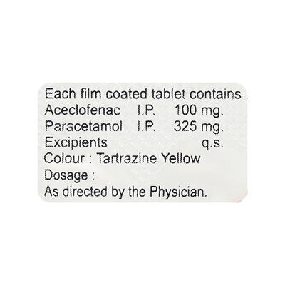 Alonac P Tablet 10'S - Pain relief-Nsa