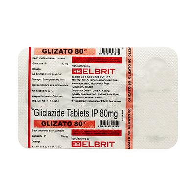 Glizato 80mg Tablet 15'S - Diabetes-Ant