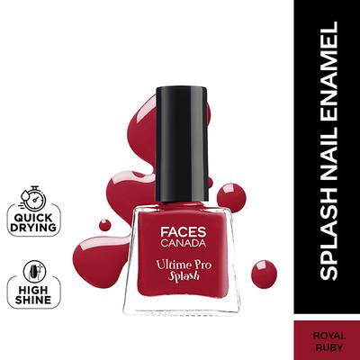 FACESCANADA Ultime Pro Splash Mini Nail Enamel Royal Ruby 24 5 ml - Nail Polish