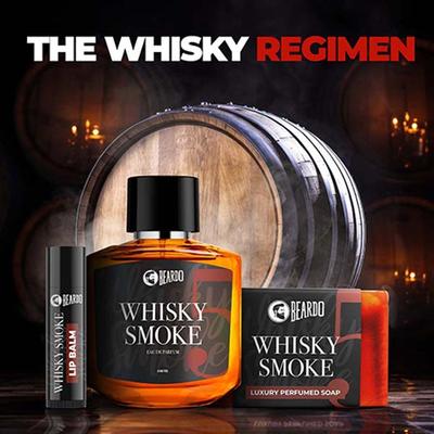 Beardo Whisky Smoke Perfumed Luxury Soap Crafted for Men, Deep Cleanses Skin Pores 75gmx3 3's - Soaps