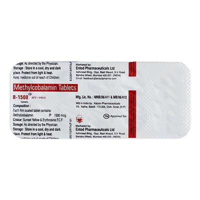 R 1500 Tablet 10's - Neuropathic Pain-Dru