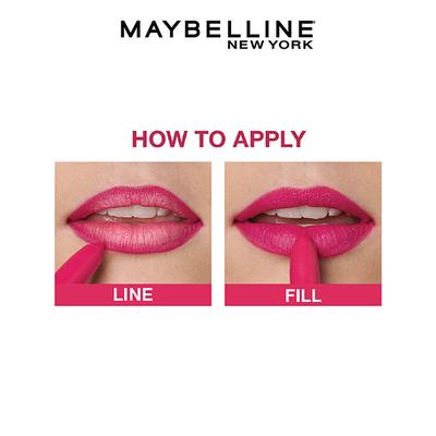 Maybelline New York Super Stay Crayon Lipstick, 35 Treat Yourself 1.2 gm - Lipsticks