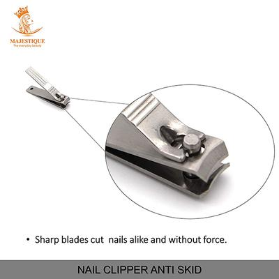 Majestique Nail Clipper Stainless Steel Fingernail Clippers 1's - Nail Care