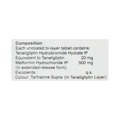 Megagliptin MF 20/500mg Tablet 10'S - Diabetes-Ant