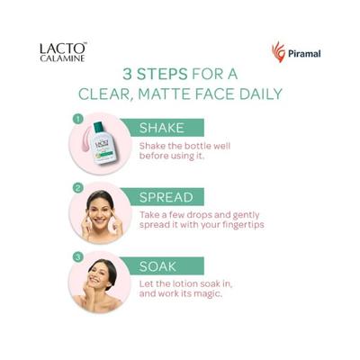 Lacto Calamine Daily Face Care Lotion Oil Balance with Aloevera for Combination to Normal Skin - 120Ml - Face Moisturizers