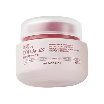 The Face Shop Pomegranate And Collagen Volume Lifting Eye Cream 50 Ml - Under Eye Creams & Serums