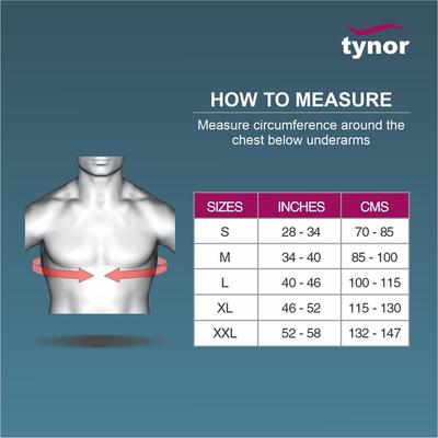 Tynor Rib Belt (XL) (A 09) - Abdomen/Neck/Arm/Elbow Supports