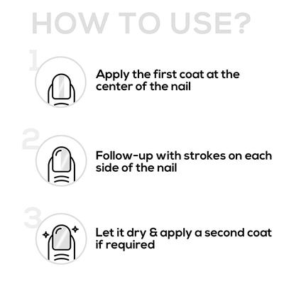 Renee Top Coat Nail Enamel 10 ml - Nail Polish