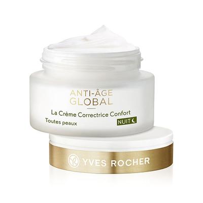 Yves Rocher Anti Age Global Anti Ageing Comfort Cream Night All Skin Types 50 ml - Night Cream