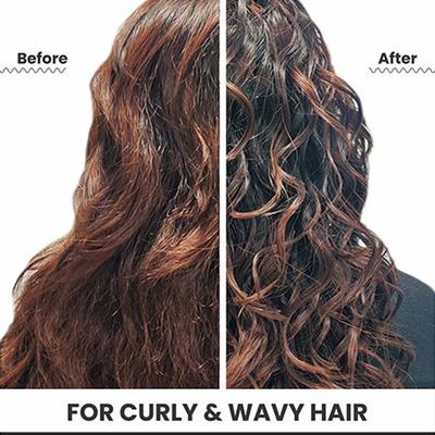 Curlin Professional Nourishing Curly Hair Shampoo for Dry, Frizzy, Wavy and Curly Hair, Sulphate and Paraben Free 50 gm - Shampoos
