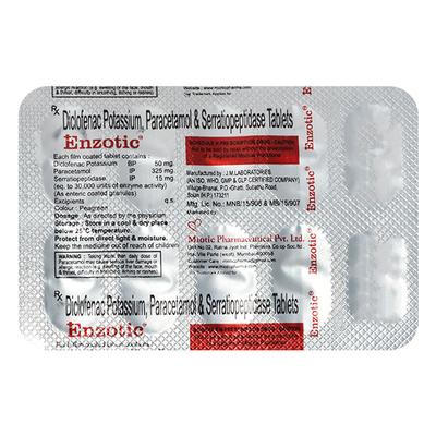 ENZOTIC Tablet 10's - Pain relief-Ano