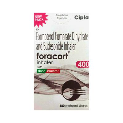 FORACORT 400 WITH DOSE COUNTER 180md Inhaler 10.8g - Asthma/COPD-Ast