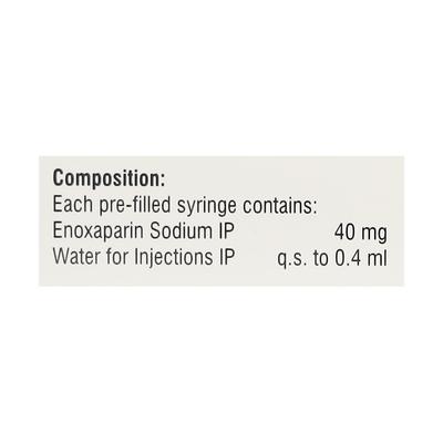 Zeroklot 40mg Injection 0.4ml - Blood Clot-Ant