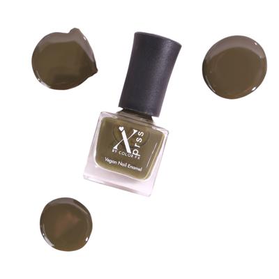 Color Fx Xprss Vegan Nail Enamel - Olive Green (309) 5 ml - Nail Polish