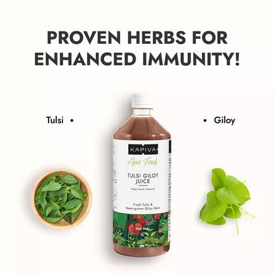Kapiva Tulsi Giloy Juice 1 Litre - Giloy