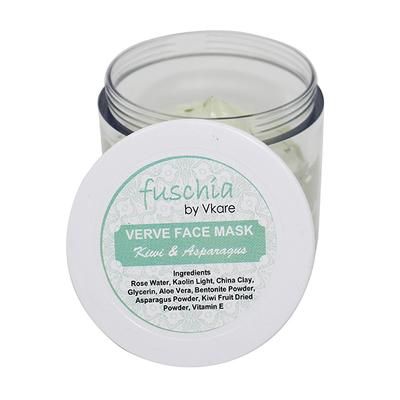 Fuschia Verve Face Mask - Kiwi & Asparagus 100 gm - Masks & Peels
