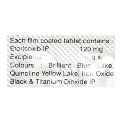 Nucoxia 120mg Tablet 10'S - Pain relief-Nsa