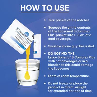 Livon Lypo Spheric B Complex Plus Liquid (Pack of 30 x 6 ml) - Multi-Vitamins