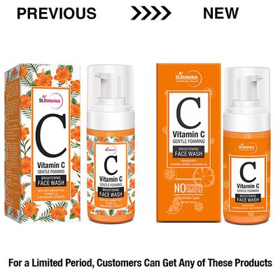 Stbotanica Vitamin C Foaming Brightening Face Wash 120 ml - Scrubs & Exfoliants