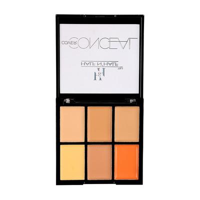 Half N Half Cover 6 Colour Concealer, 04 Caramel 9.6gm - Concealer