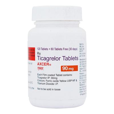 Axcer (+60 Tablet Free) 90mg Tablet 120'S - Blood Clot-Ant