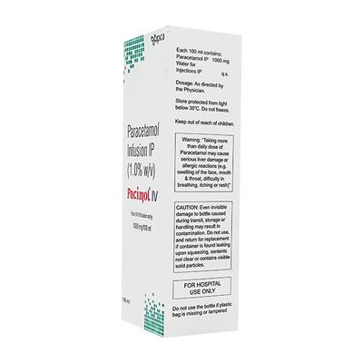 PACIMOL IV Infusion 100ml - Pain relief-Nsa