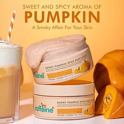 Mcaffeine Smoky Pumpkin Spice Body Scrub 175 gm - Scrubs & Exfoliants