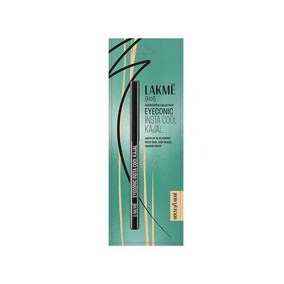 Lakme Eyeconic Insta Cool Kajal Black 0.35 Gm - Kajal & Kohls