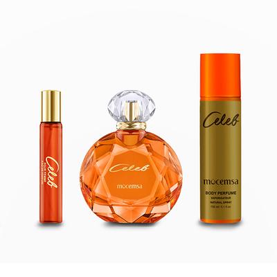 Mocemsa Celeb Gift Set -EDP 110ml and Travel Size 25ml and Deo 150ml 1's - Women Perfumes (Edt/Edp)