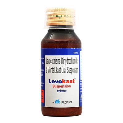 Levokast 4/2.5mg Suspension 60ml - Asthma/COPD-Ast