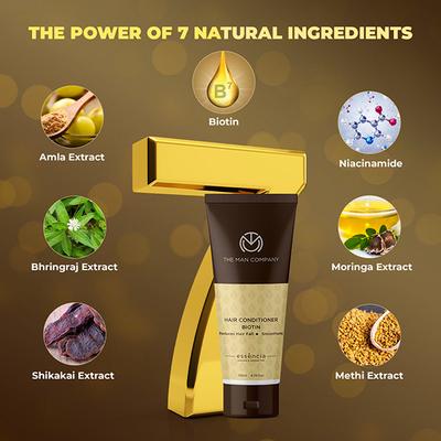 The Man Company Biotin Hair Conditioner with Bhringraj, Shikakai 200 ml - Conditioners